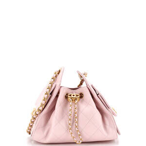 Chanel Mini 25 Hobo Bag Quilted Caviar